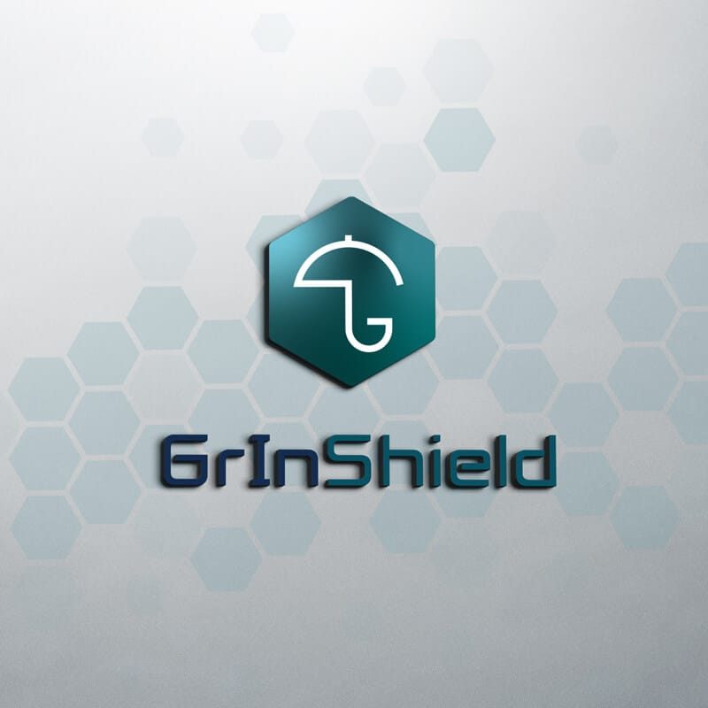 Logo kao osnova vizuelnog identiteta kompanije dizajn logoa izrada logo Kreaterija reference Grin Shield