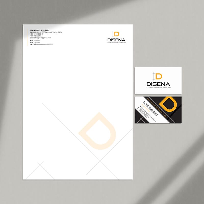 Korporativni identitet dizajn vizuelni identitet preduzeca firme kompanije dizajn memoranduma ivizitkarte disena