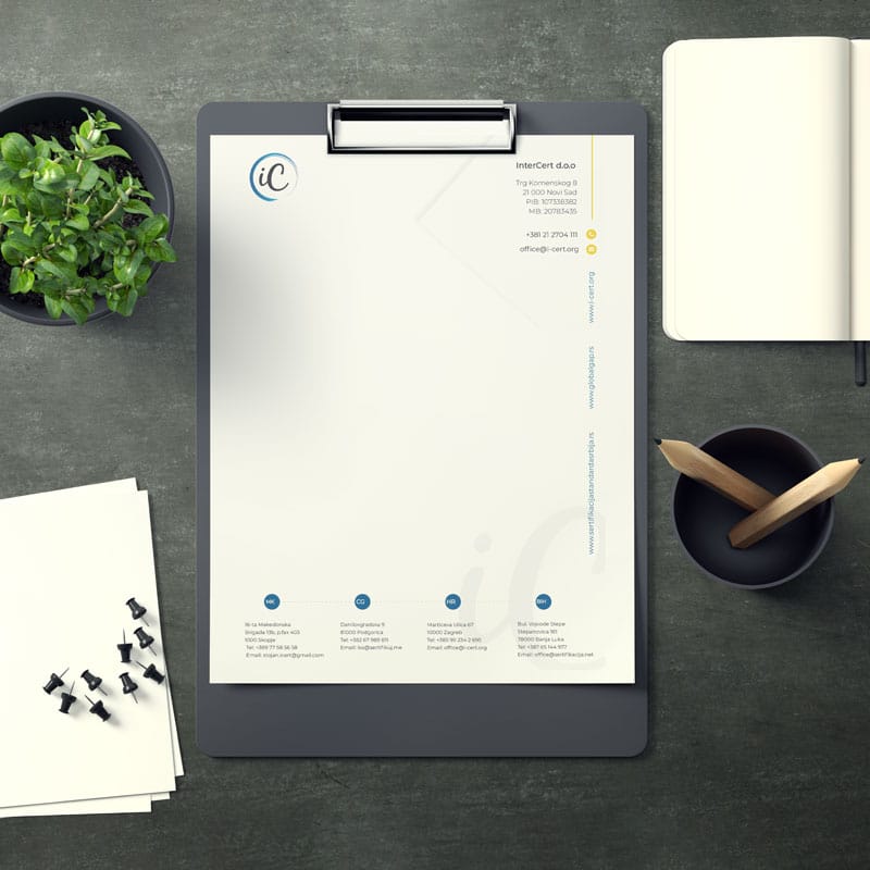memorandumi dizajn izrada memoranduma novi sad beograd inter cert memorandum