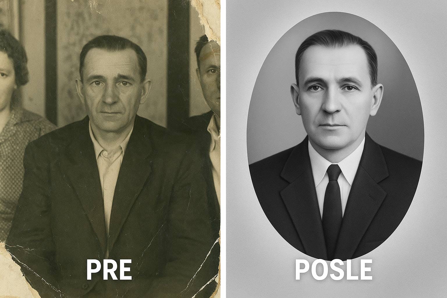 Uredjivanje pokojnika editovanje slika